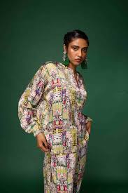 Printed Silk Tunic